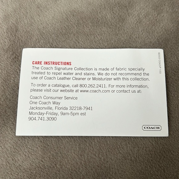 Coach Signature Collection Cosmetic Pouch - Picture 13 of 13